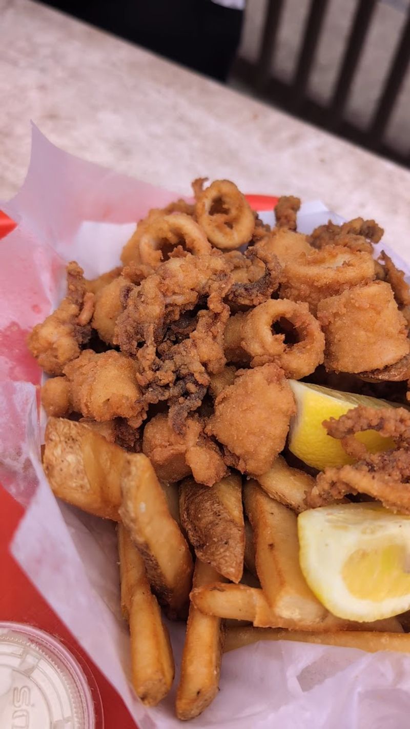 This funky California seafood shack is known for the best fish and chips in America 4 Ringy Dingy Calamari That Steals the Show