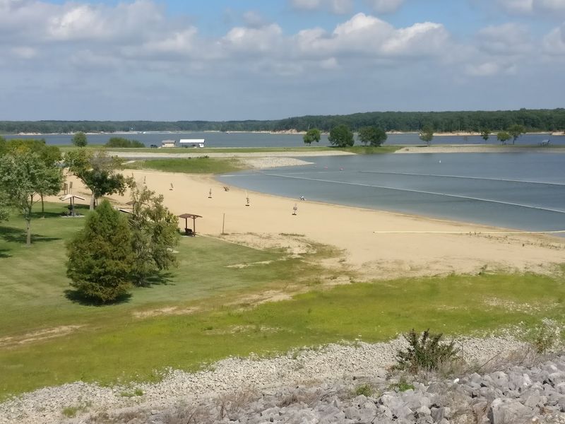 Dam West Beach - Shelbyville, Illinois