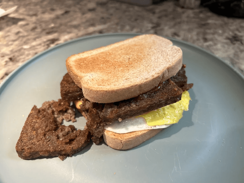 Delaware - Scrapple sandwich