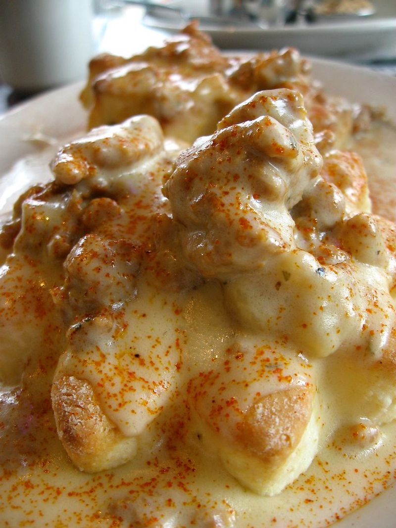 21 foods people only defend because someone in their family made them really well 12 Biscuits and gravy
