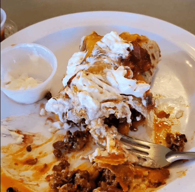 Breakfast Burrito with Chorizo and Spicy Homefries