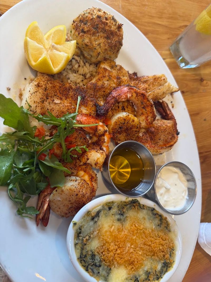 The Broiled Seafood Platter — A Fan Favorite