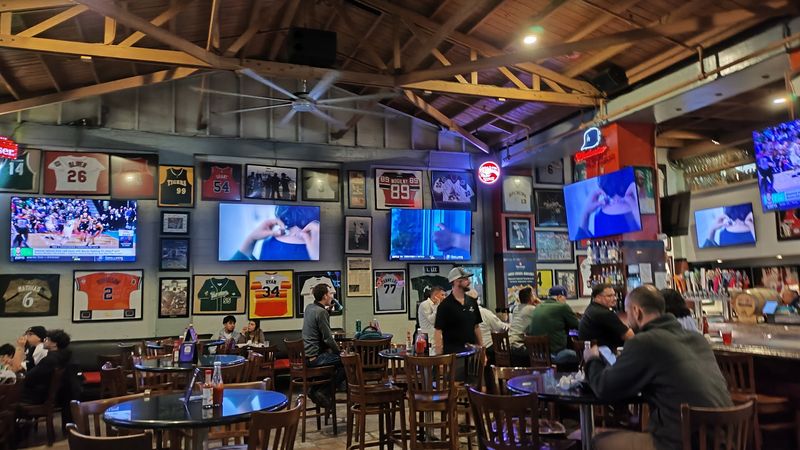 The Sports Bar Atmosphere Inside