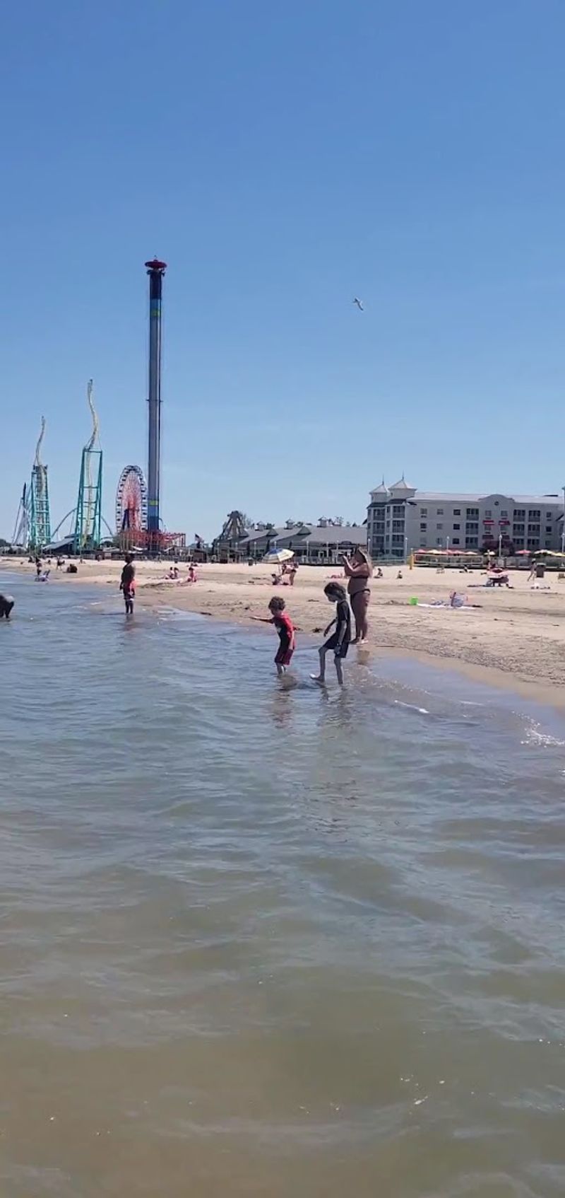 Cedar Point Beach (park entry optional) - Sandusky, Ohio