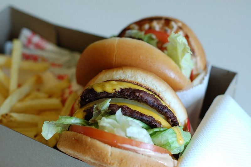 Fast food burgers