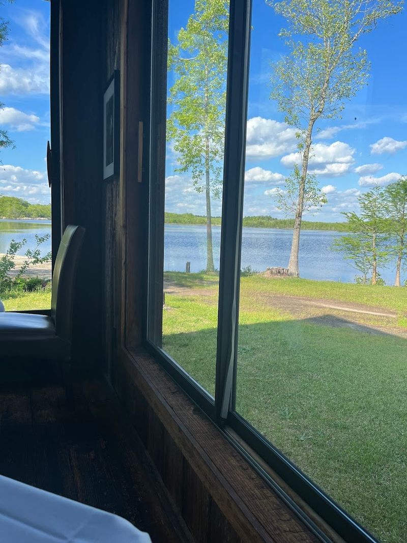 Scenic Pond Views from the Dining Room
