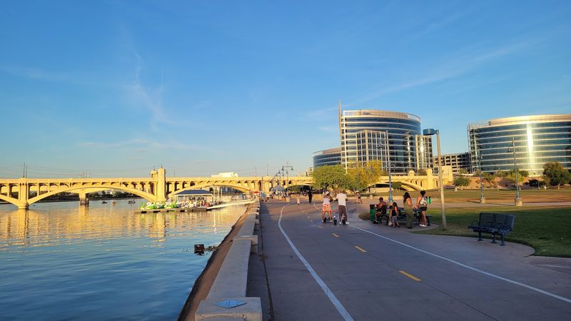 Biking, Scootering, And Rolling The Paths