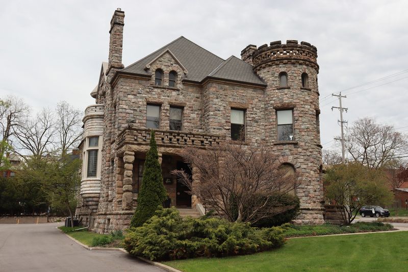 The Castle Michigan Historical Marker - Grand Rapids, Michigan