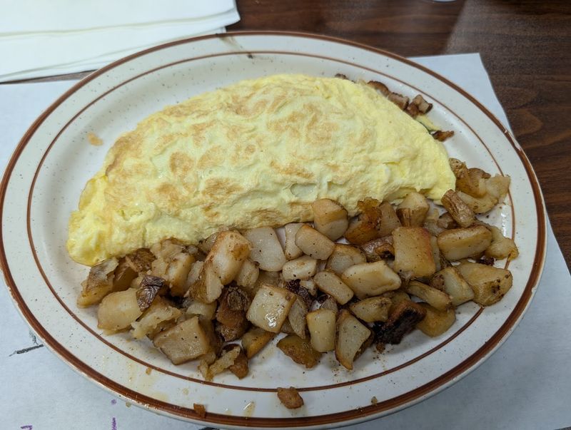 The Vegetarian Omelet with a Cheese Choice
