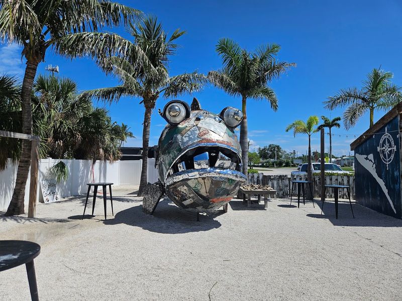 The Iconic 3,000-Pound Metal Fish Sculpture