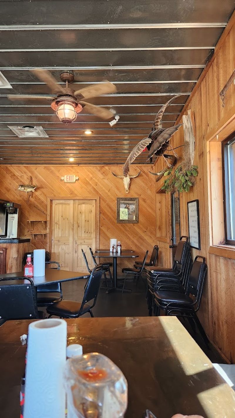 The Warm, Rustic Atmosphere Inside