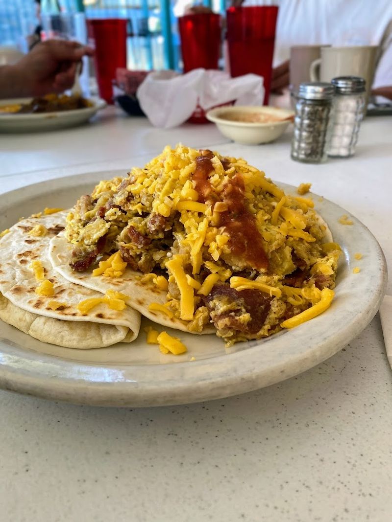 Chorizo and Egg Breakfast Tacos Worth the Trip Alone