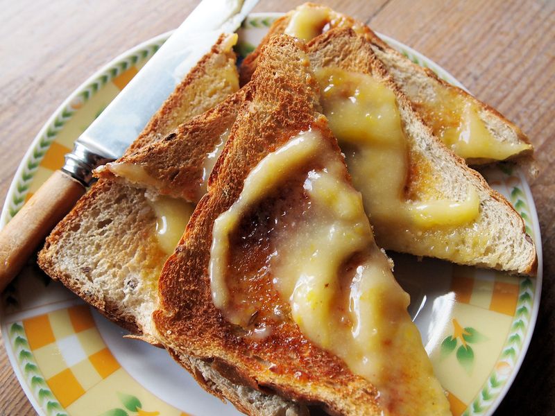 Buttered toast