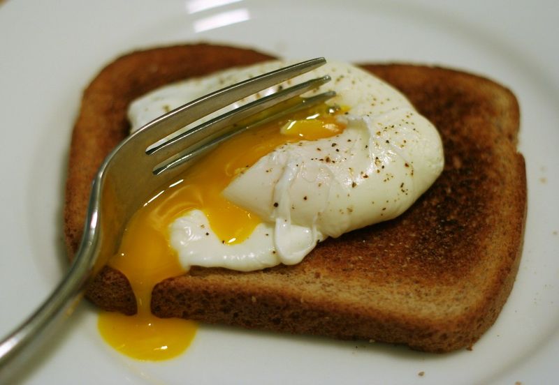 Poached eggs