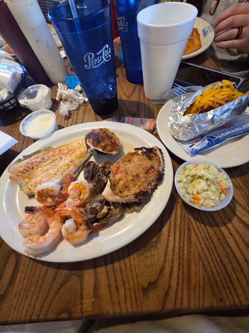 Broiled and grilled options keep it balanced