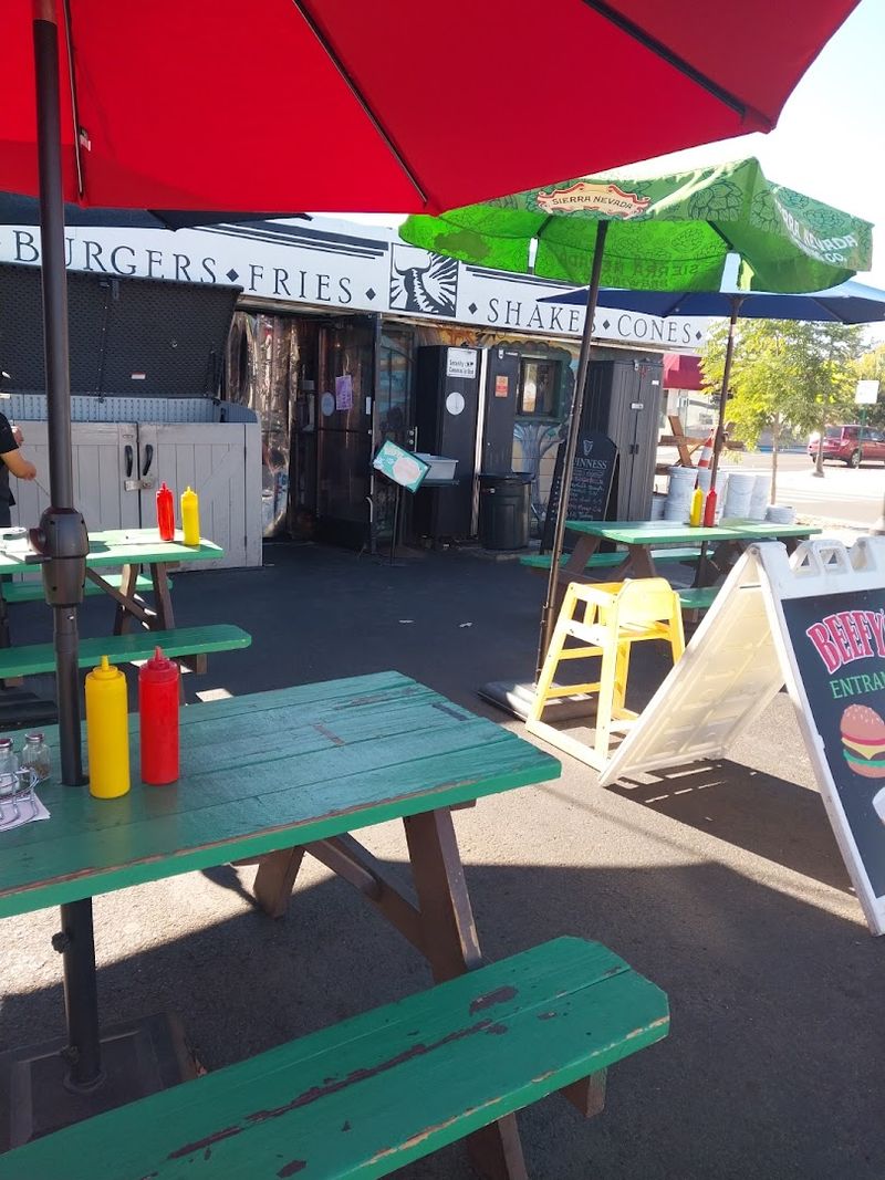 Outdoor Seating Under a Cozy Canopy