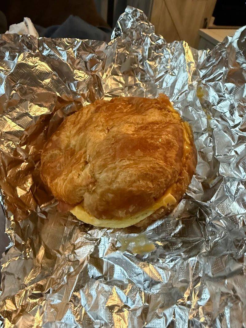 The Breakfast Sandwich on a Croissant