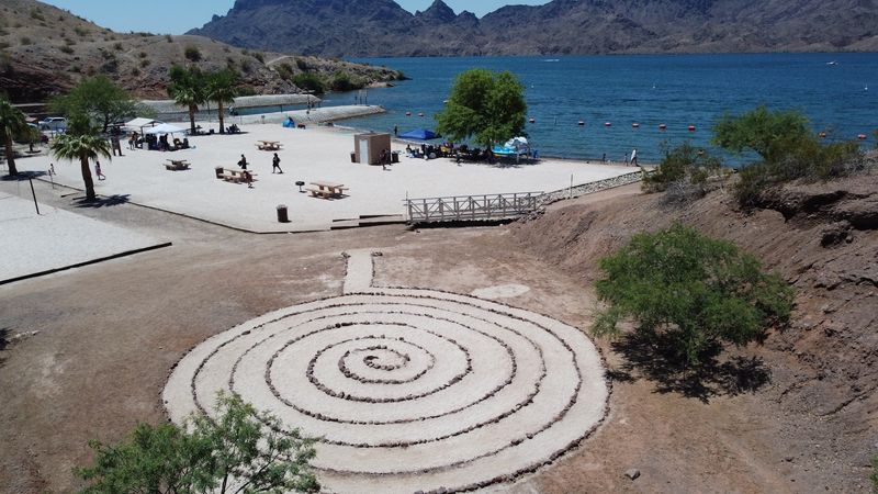 An Amphitheater, Games, and Community Vibes