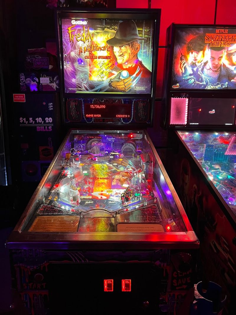 Pinball Machines and a Pool Table