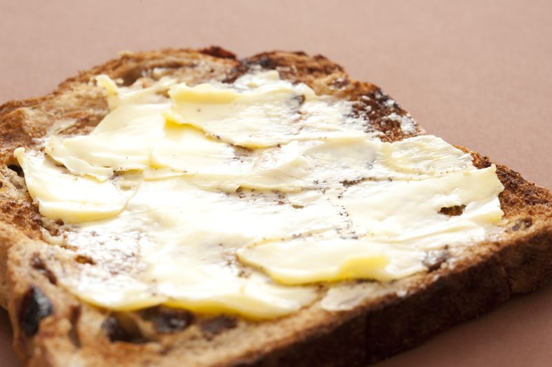 Buttered toast