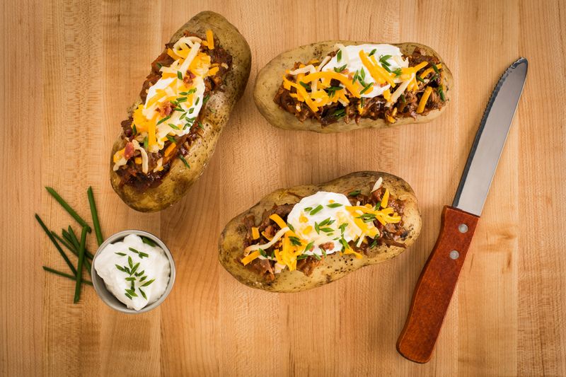 Baked potatoes