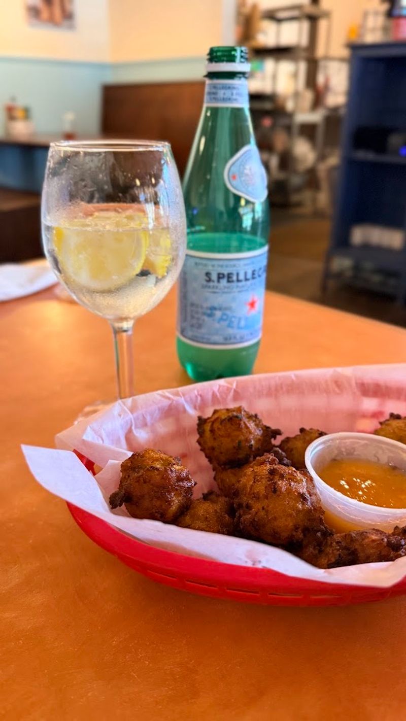 Hush Puppies and Fried Shrimp