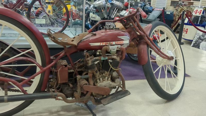 Vintage Motorized Bicycle Displays