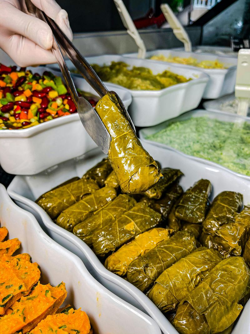 Stuffed grape leaves