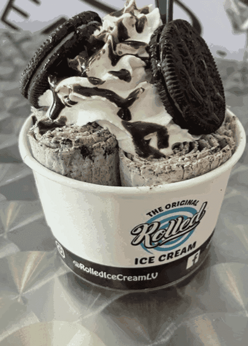 10 Nevada Dessert Spots People Gladly Save Room for Every Time 6 The Original Rolled Ice Cream - Las Vegas, Nevada