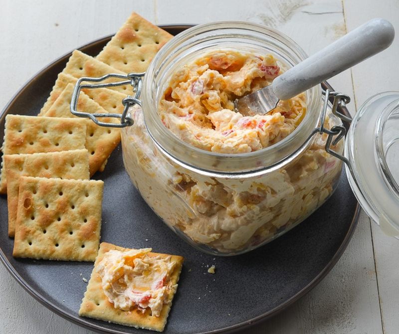 Cheese spread jars