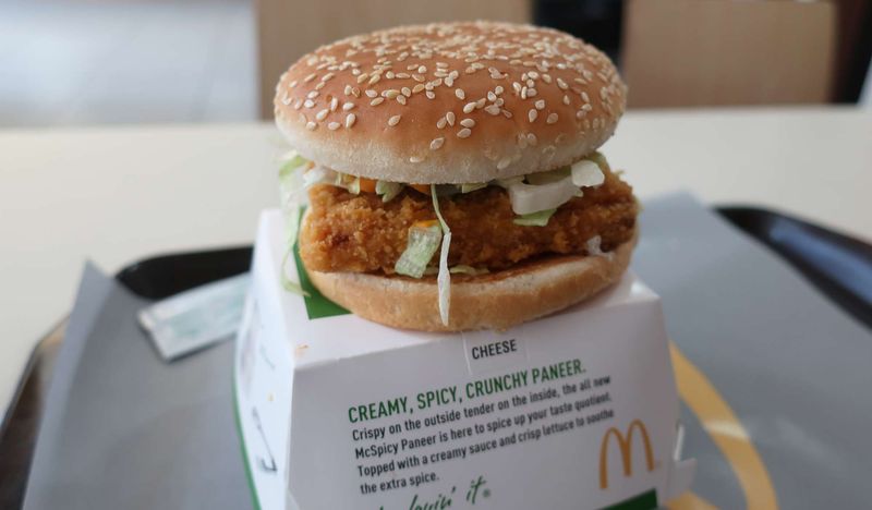 The best fast food dishes around the world, ranked 5 McDonald's - McSpicy Paneer - India