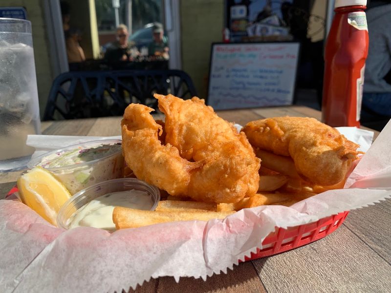 Grouper Basket With Hand-Cut Sweet Potato Fries