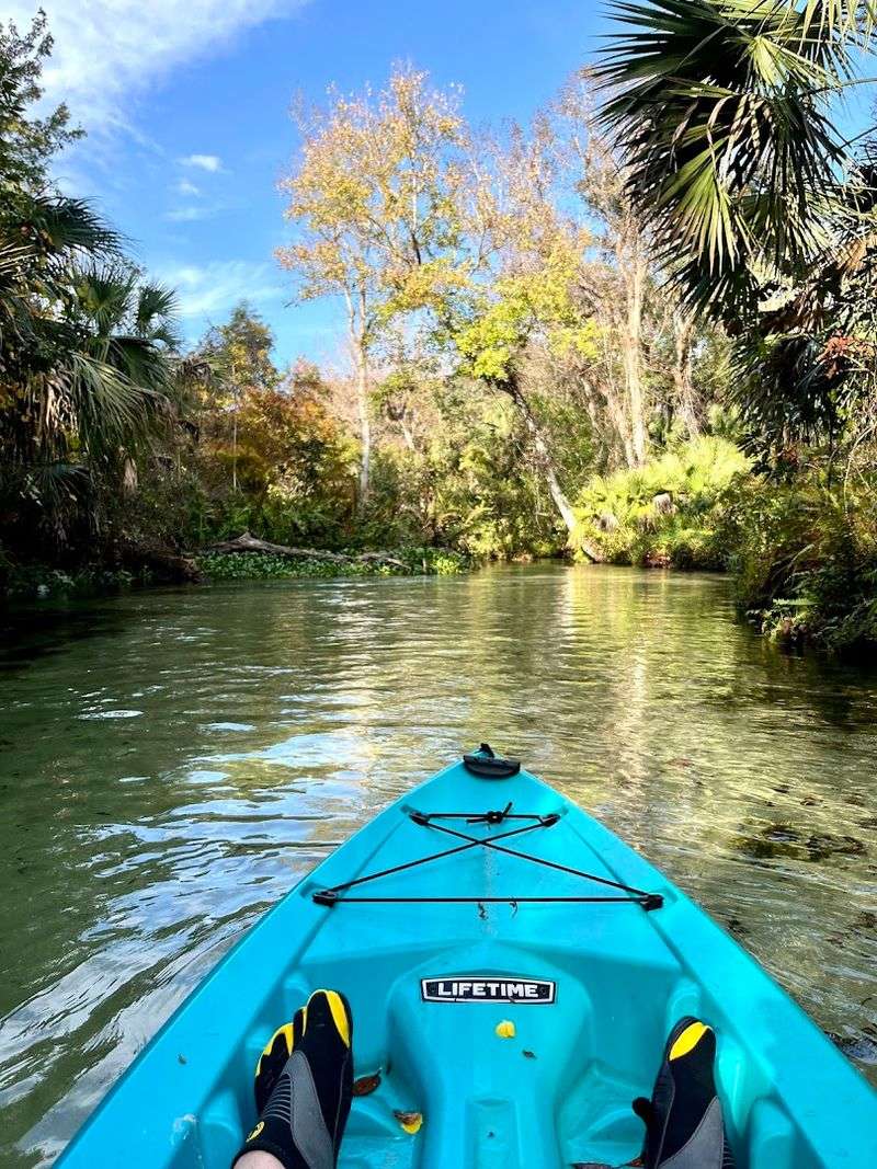 Swimming in Spring-Fed Crystal Water