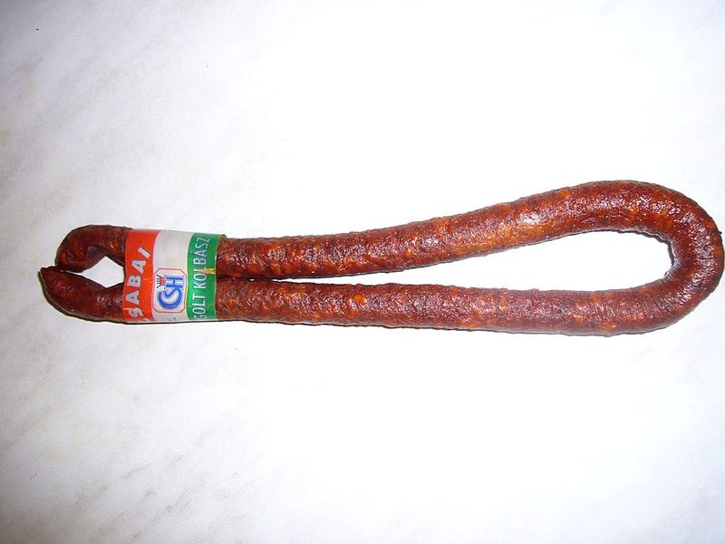 A ranking of the best sausages in the world 19 Csabai sausage - Hungary