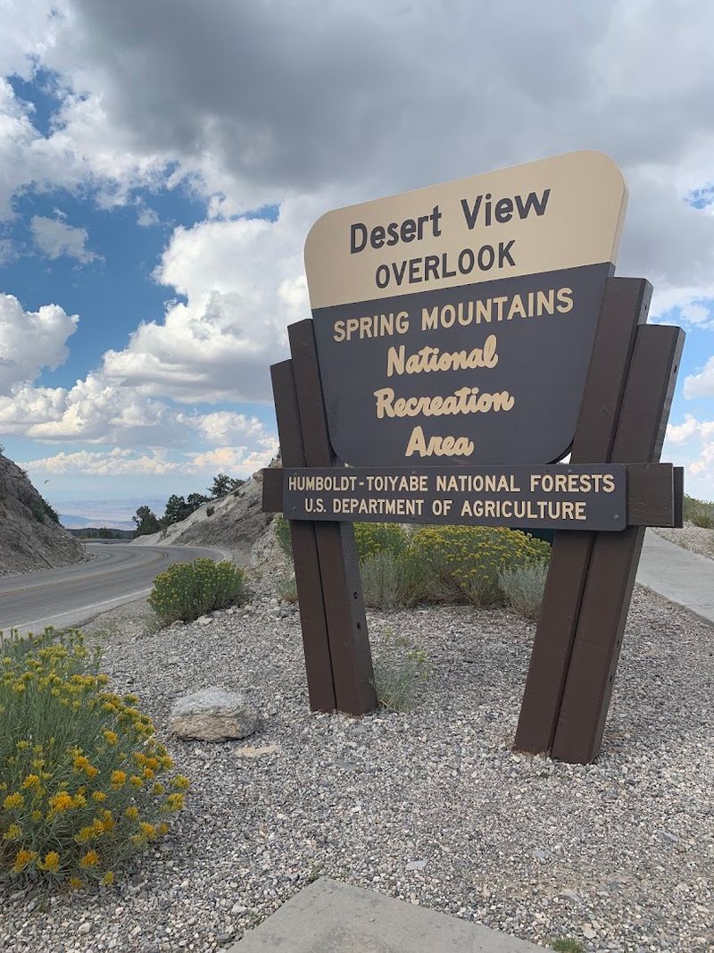 14 Scenic Day Trips In Nevada Ideal For A Relaxing Weekend Drive 5 Desert View Overlook - Las Vegas, Nevada