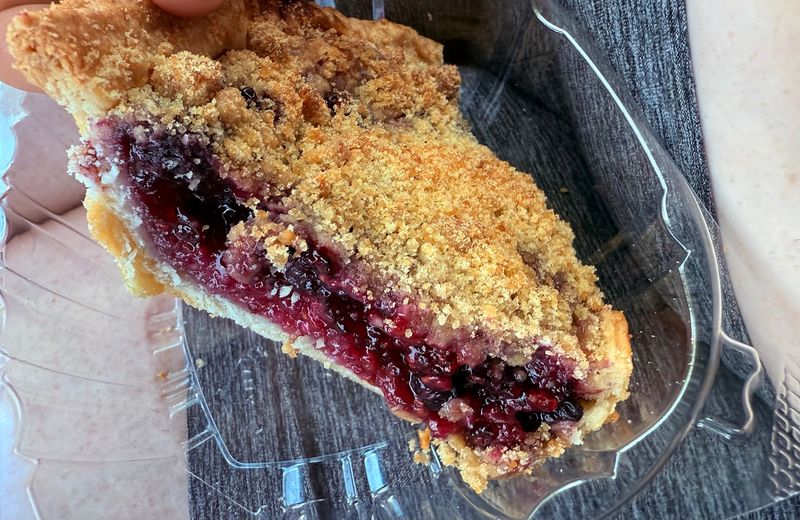 Blueberry Pie That Stops People in Their Tracks