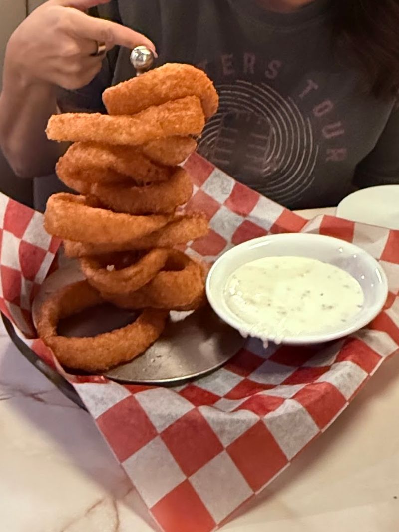 Signature Onion Ring Tower Worth Every Bite