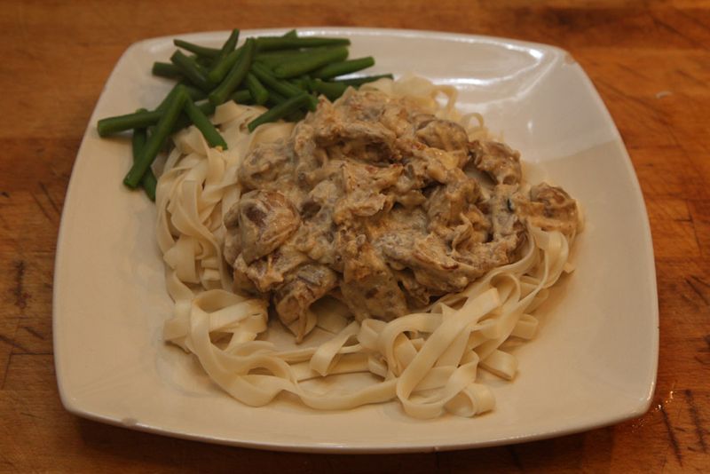 Beef and Mushroom Stroganoff