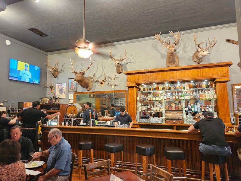 A Bar Scene With Serious Cocktail Game