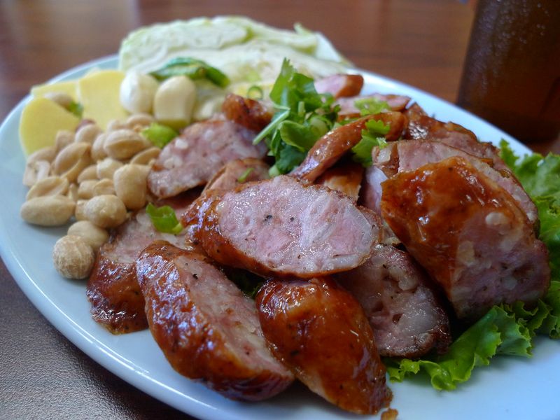 A ranking of the best sausages in the world 25 Sai Krok Isan - Thailand