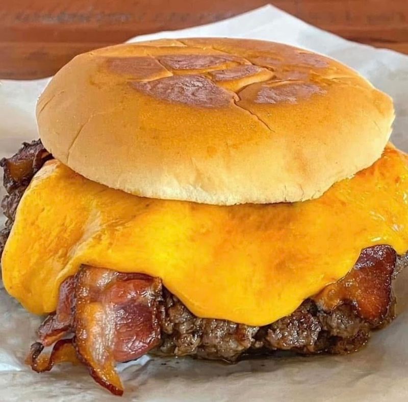 Macho Porky's Delight Burger