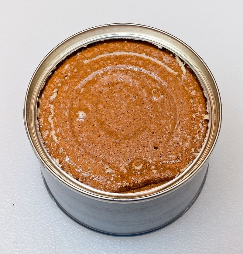 Canned meat spread