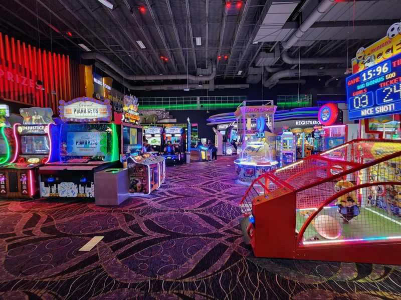 Massive Arcade Game Floor