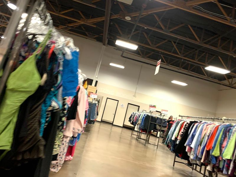 Clothing Organized by Color for Easier Browsing