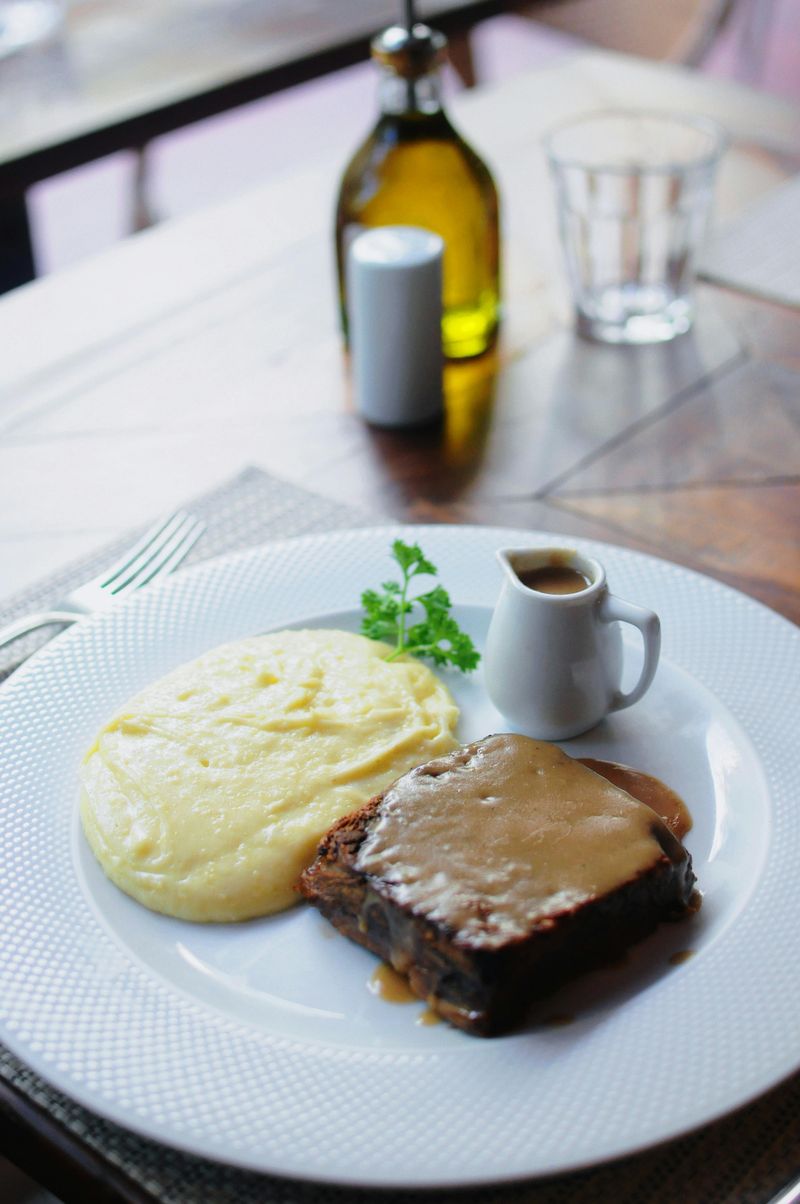 Meatloaf with mashed potatoes Meatloaf with mashed potatoes