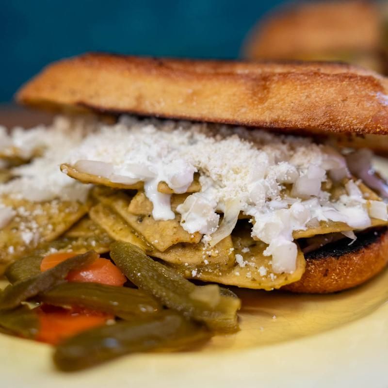 Torta de Chilaquiles Verdes — A Must-Order Surprise