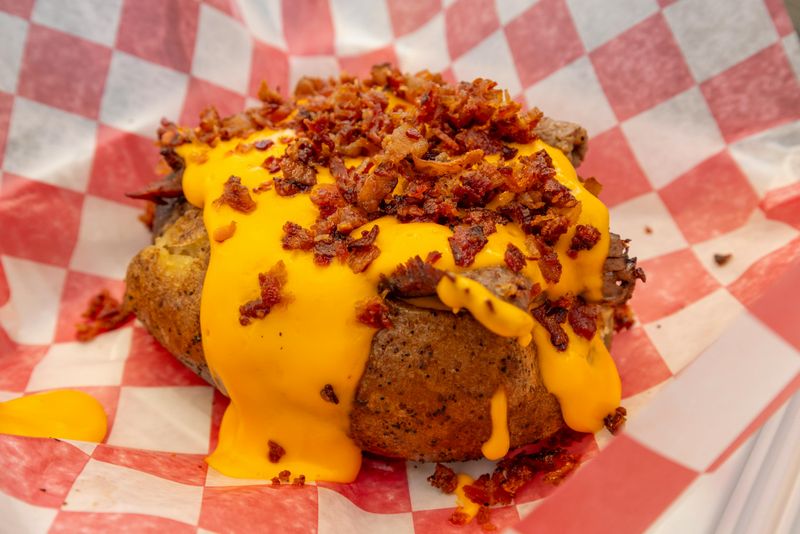 Loaded baked potatoes