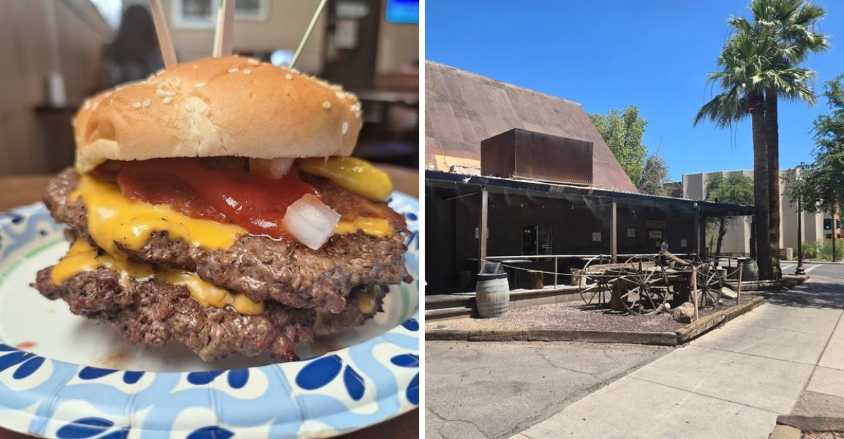 One unassuming spot in Arizona is winning fans with its massive cheeseburgers