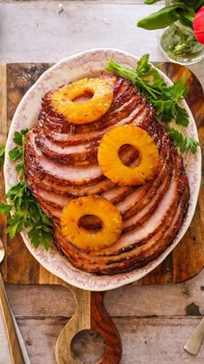 Ham Steak with Pineapple