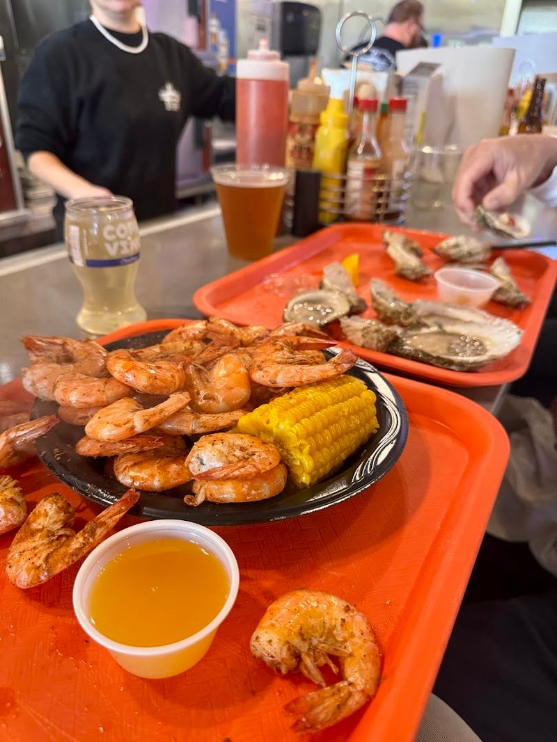 Steamed Shrimp Drowning in Butter